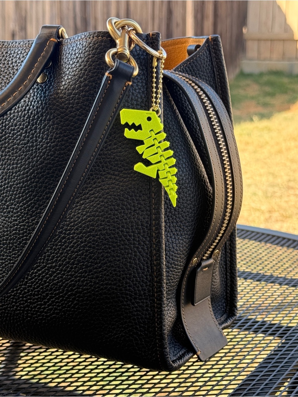 Flexy Sexy Rexy Dinosaur T-Rex Keychain Ball Chain Bag Charm